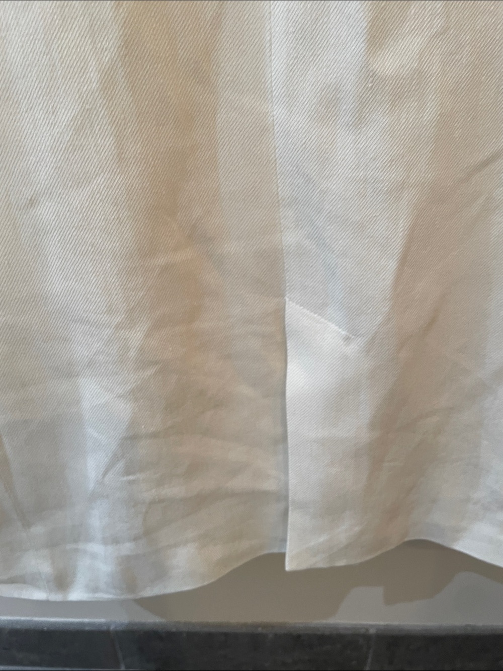 Zara Cream Linen-Blend Blazer with Gold Buttons - Picture 6 of 12